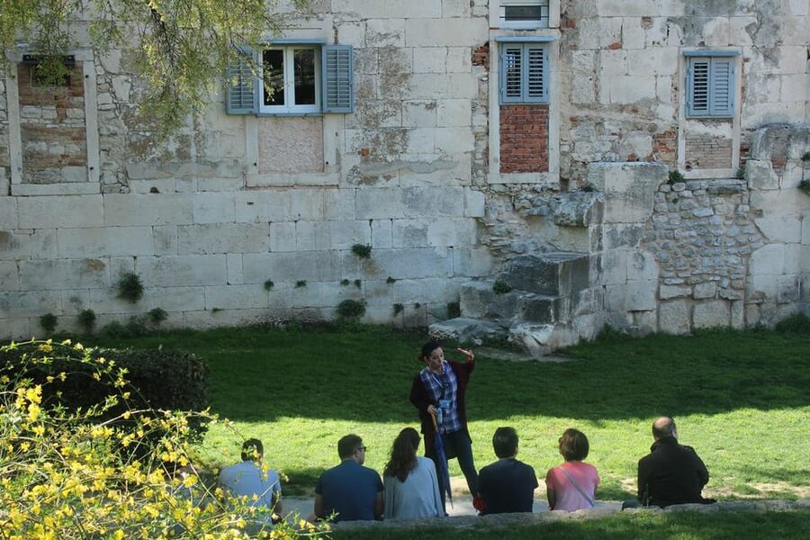 Split Old Town and Diocletian's Palace Tour - Peristyle: the palace’s grand central court