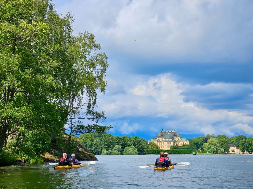 Stockholm: Guided Kayak Tour to Drottningholm Royal Palace - Seeing Drottningholm Palace from the water