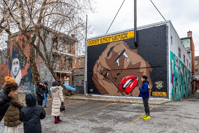 The Original Montreal Mural Arts Tour by Spade & Palacio - The Leonard Cohen mural and Montreal’s larger wall art