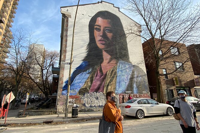 The Original Montreal Mural Arts Tour by Spade & Palacio - One hour along Saint-Laurent Boulevard