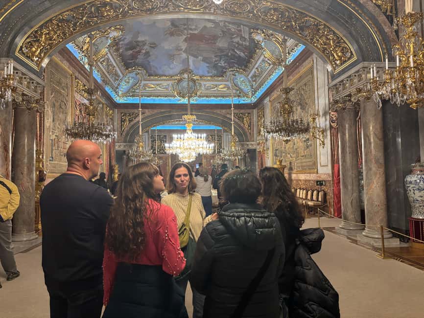 The Royal Palace of Madrid: Small Group Guided Tour - Entering Madrid’s grand royal residence