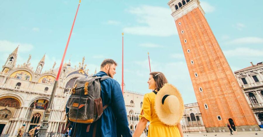 Venice: Basilica and Doge's Palace Tour with Gondola Ride - Meeting near the Clock Tower