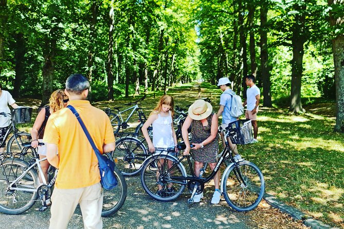 Versailles Golfcart & Bike Guided Tour: Gardens Hamlet Fountains - Entering the palace after the gardens