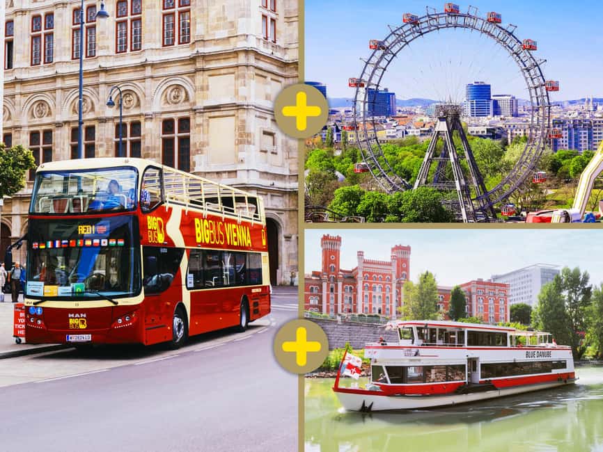 Vienna 3, 4 or 5-Attraction Pass: Schönbrunn, Belvedere, Bus - The 48-hour Big Bus route