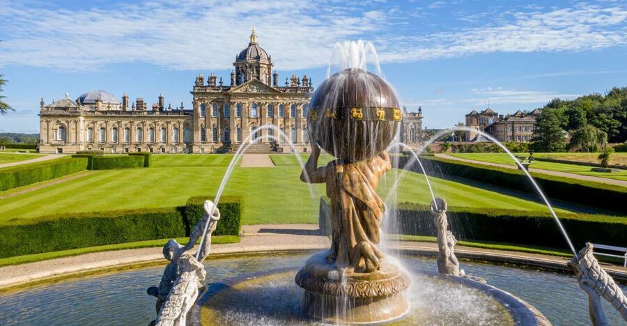 York: Castle Howard House and Gardens - Self-Guided - The Great Lake, boat rides, and the Kelly Car